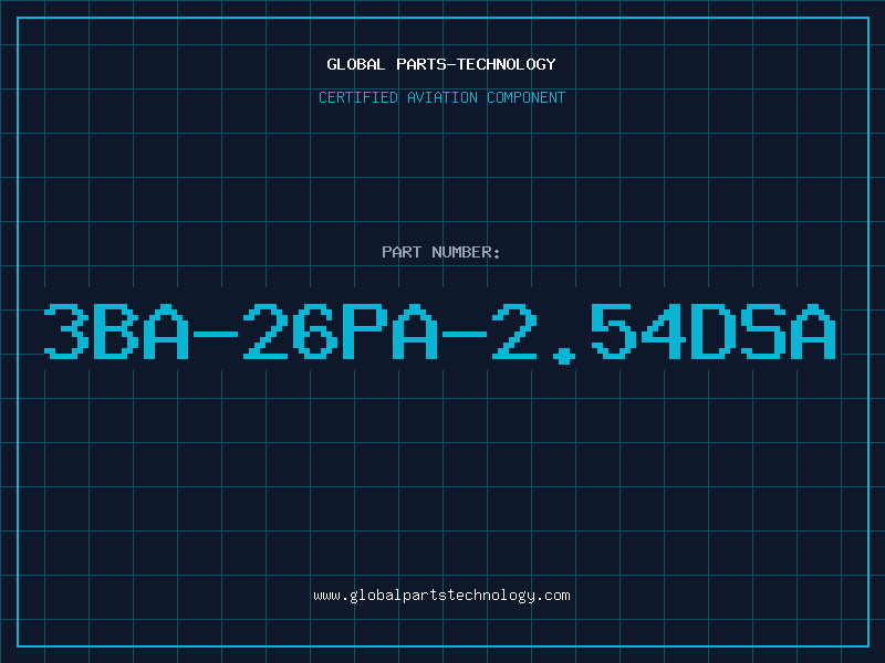 Aviation Part 3BA-26PA-2.54DSA