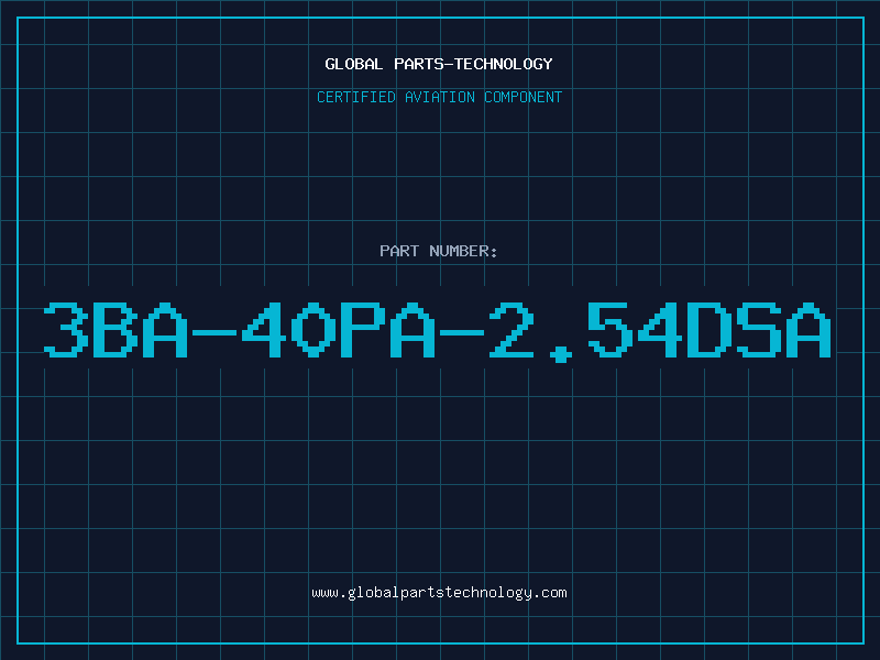 Aviation Part 3BA-40PA-2.54DSA