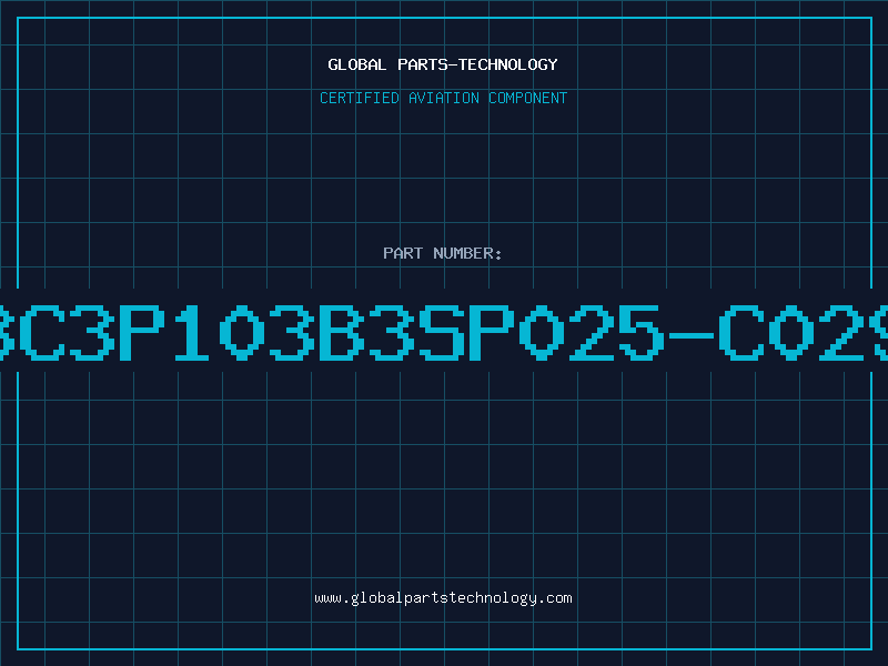 Aviation Part 3C3P103B3SP025-C029