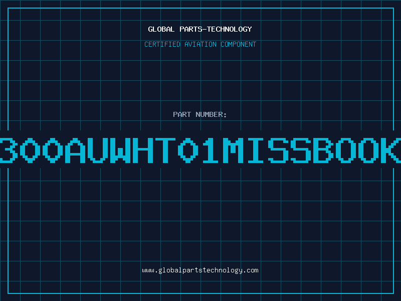 Aviation Part 3C8300AUWHT01MISSBOOKSTY
