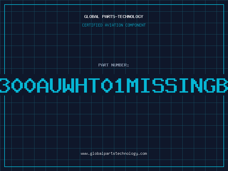Aviation Part 3C8300AUWHT01MISSINGBOOK