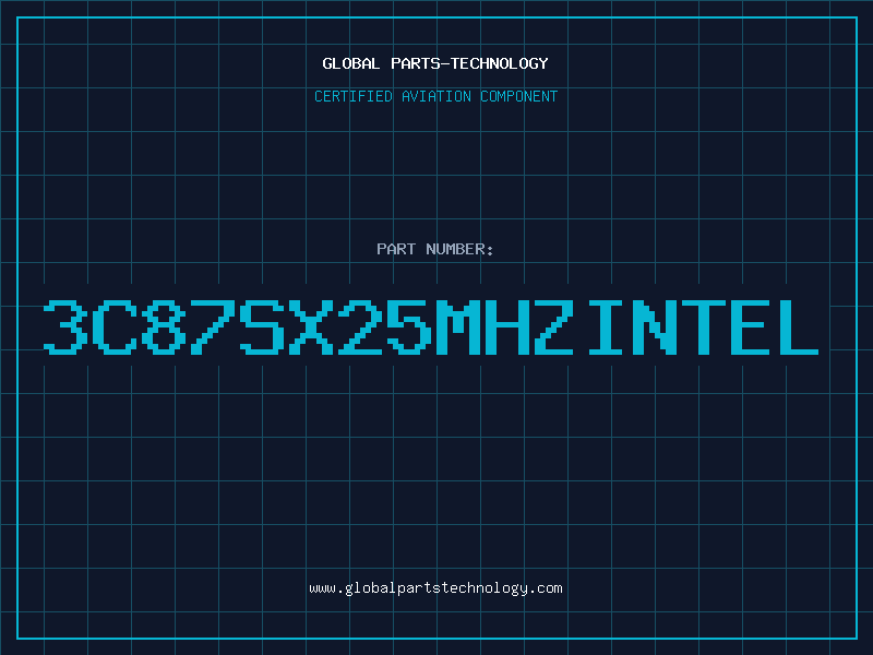 Aviation Part 3C87SX25MHzIntel