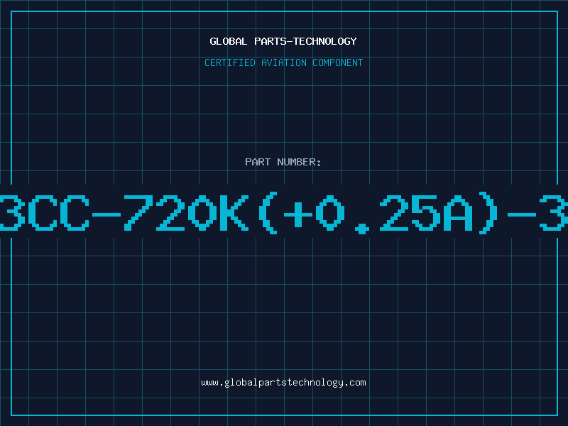 Aviation Part 3CC-720K(+0.25A)-3