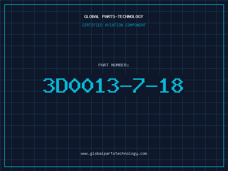 Aviation Part 3D0013-7-18