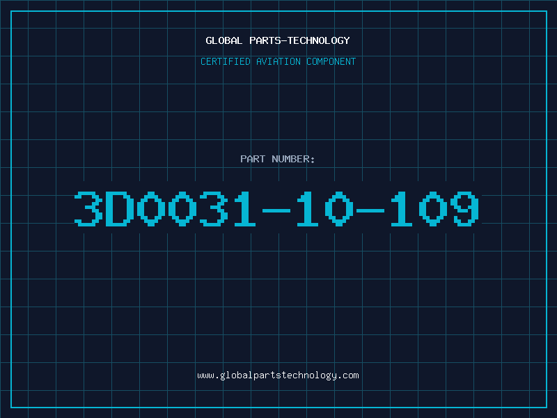 Aviation Part 3D0031-10-109