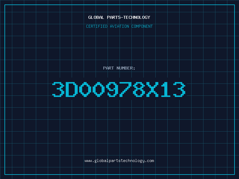 Aviation Part 3D00978X13