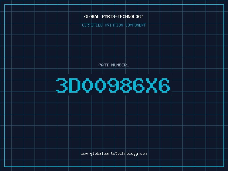 Aviation Part 3D00986X6