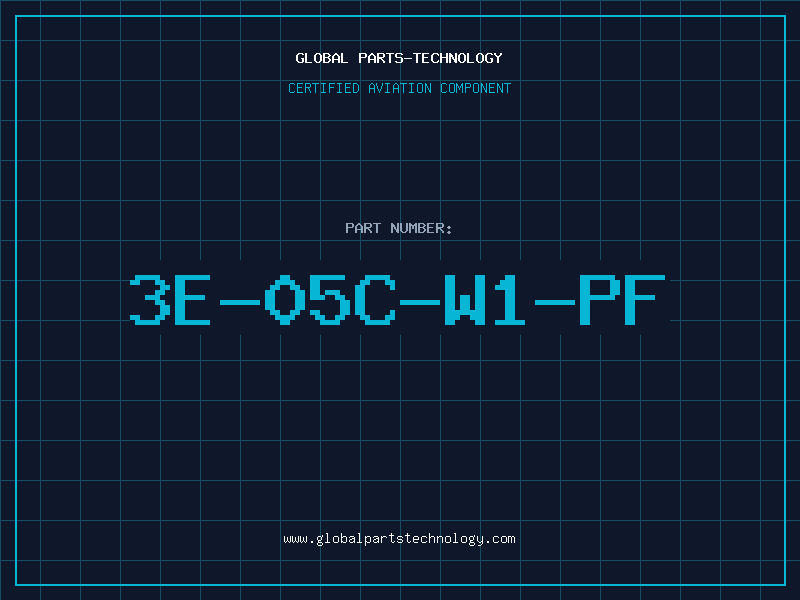 Aviation Part 3E-05C-W1-PF