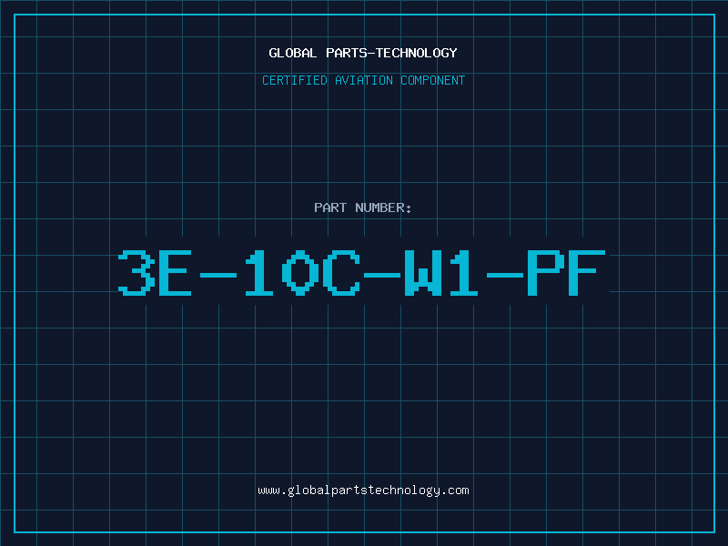 Aviation Part 3E-10C-W1-PF