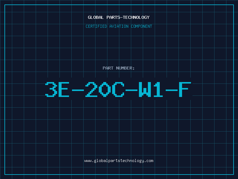 Aviation Part 3E-20C-W1-F