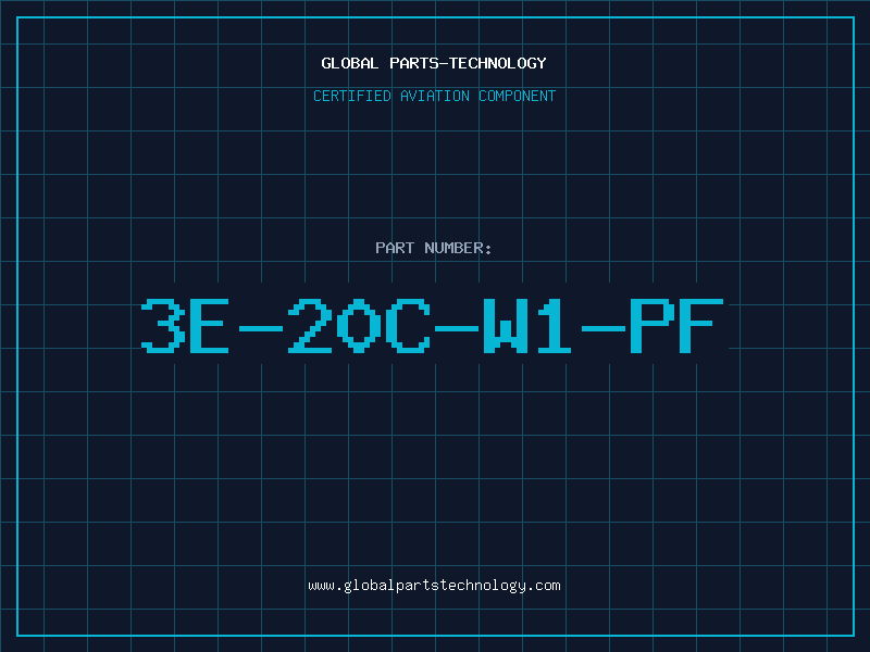 Aviation Part 3E-20C-W1-PF