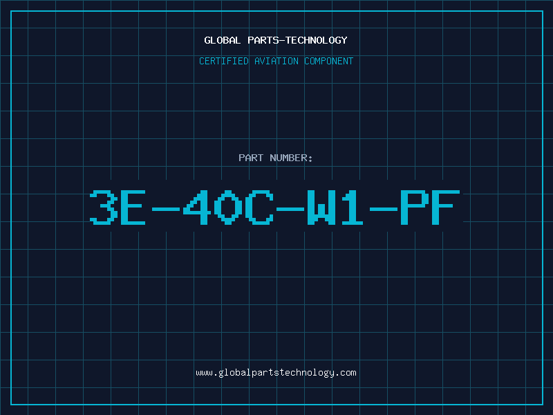 Aviation Part 3E-40C-W1-PF