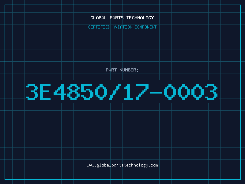 Aviation Part 3E4850/17-0003