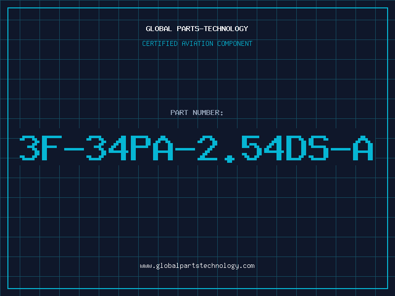 Aviation Part 3F-34PA-2.54DS-A