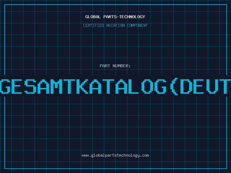 Aviation Part 3M-GESAMTKATALOG(DEUTSCH