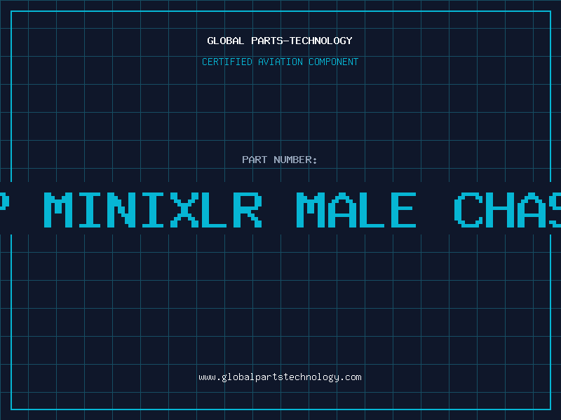 Aviation Part 3P MiniXLR Male Chass