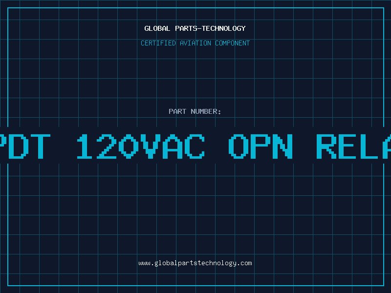 Aviation Part 3PDT 120vac Opn Relay