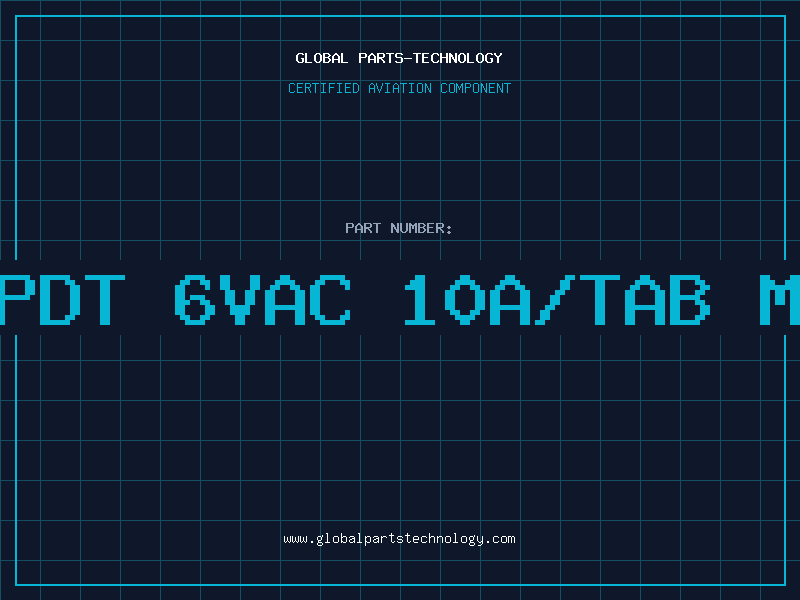 Aviation Part 3PDT 6vac 10A/Tab Mt