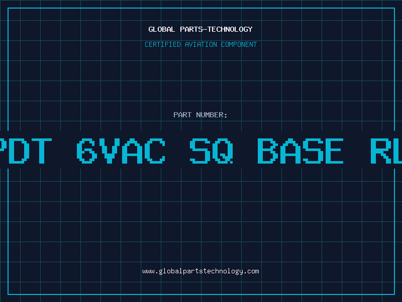 Aviation Part 3PDT 6vac Sq Base Rly