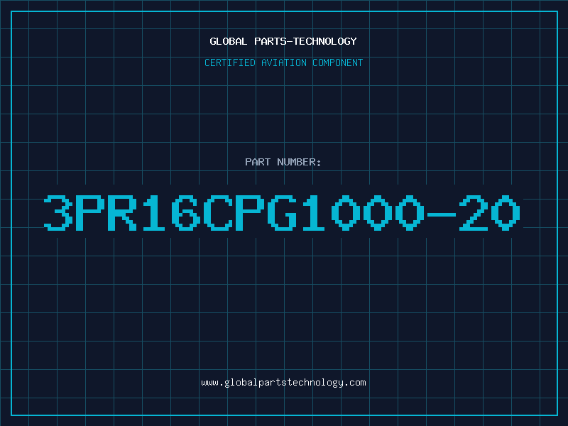 Aviation Part 3PR16CPG1000-20