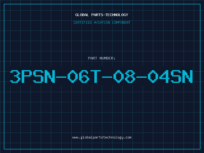 Aviation Part 3PSN-06T-08-04SN