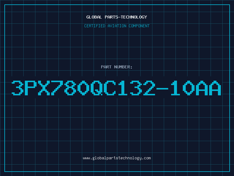 Aviation Part 3PX780QC132-10AA