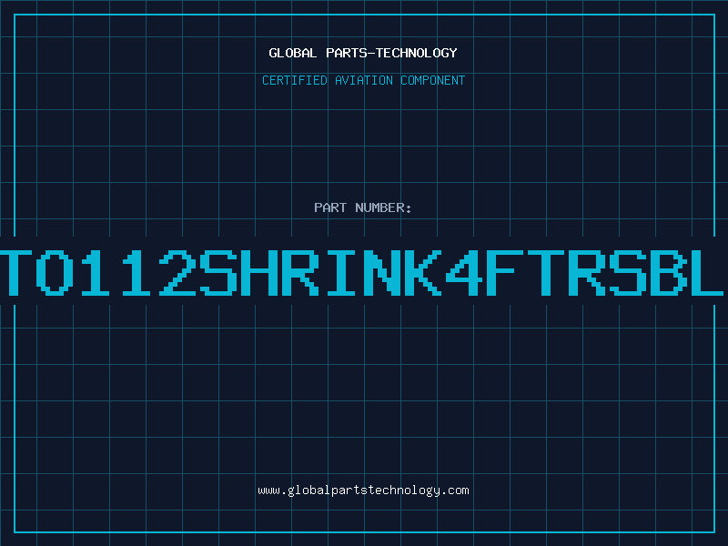 Aviation Part 3TO112SHRINK4FTRSBLK