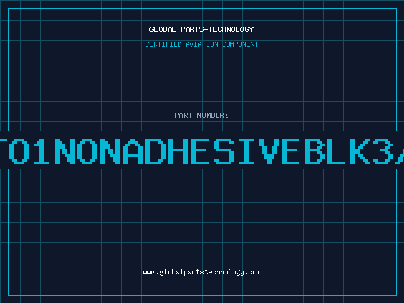 Aviation Part 3TO1NONADHESIVEBLK3/4
