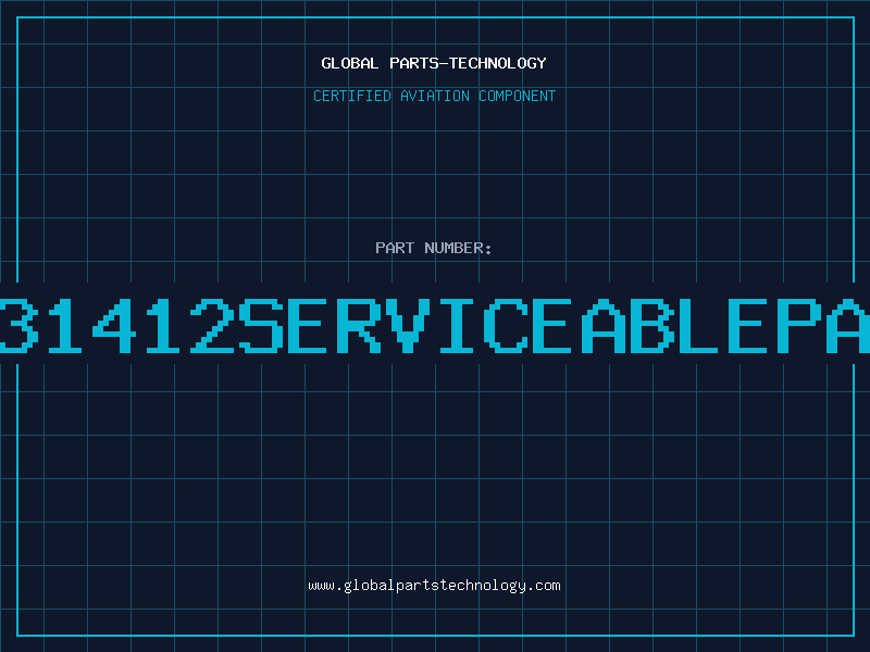 Aviation Part 3U31412serviceablepart