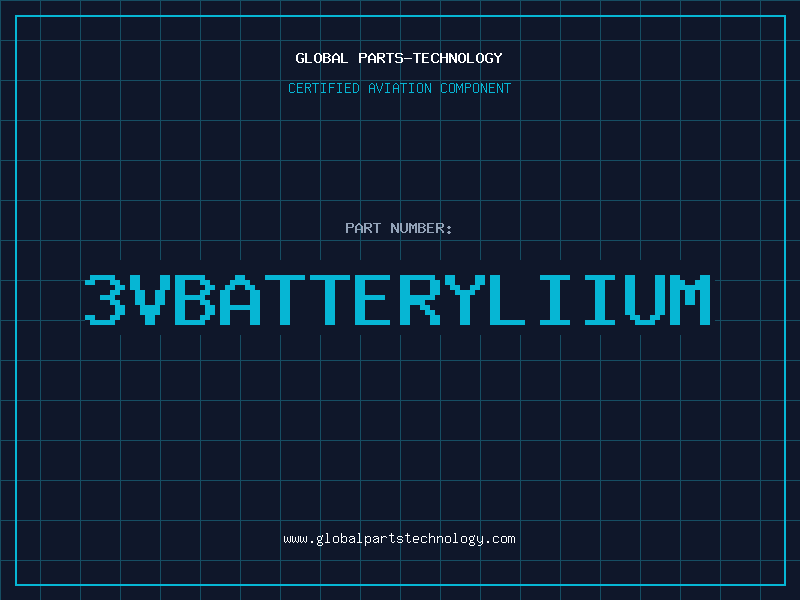 Aviation Part 3VBATTERYLIIUM