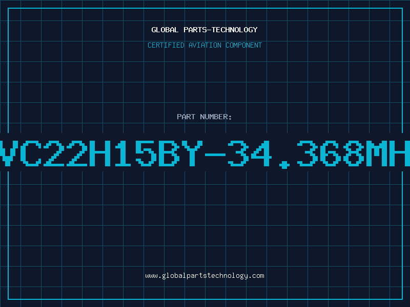 Aviation Part 3VC22H15BY-34.368MHZ
