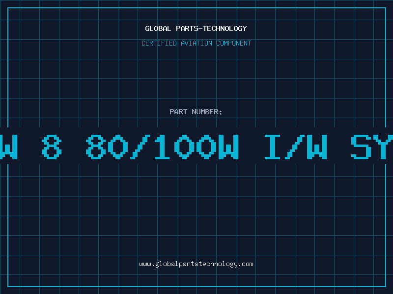 Aviation Part 3W 8 80/100W I/W Sym