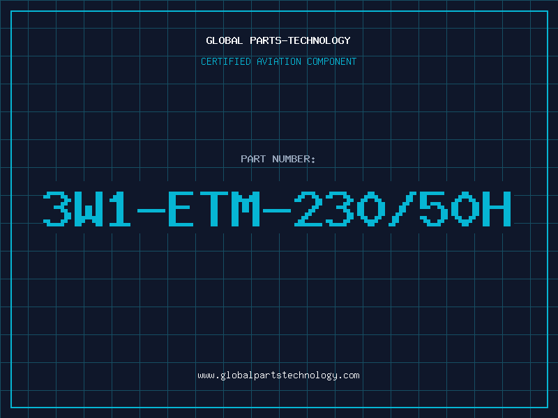 Aviation Part 3W1-ETM-230/50H