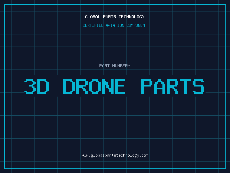 Aviation Part 3d drone parts