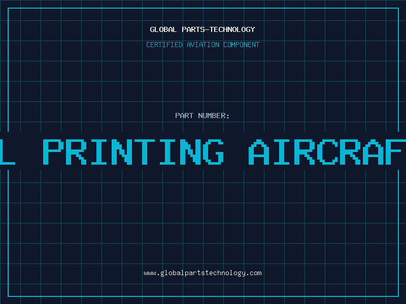 Aviation Part 3d metal printing aircraft parts