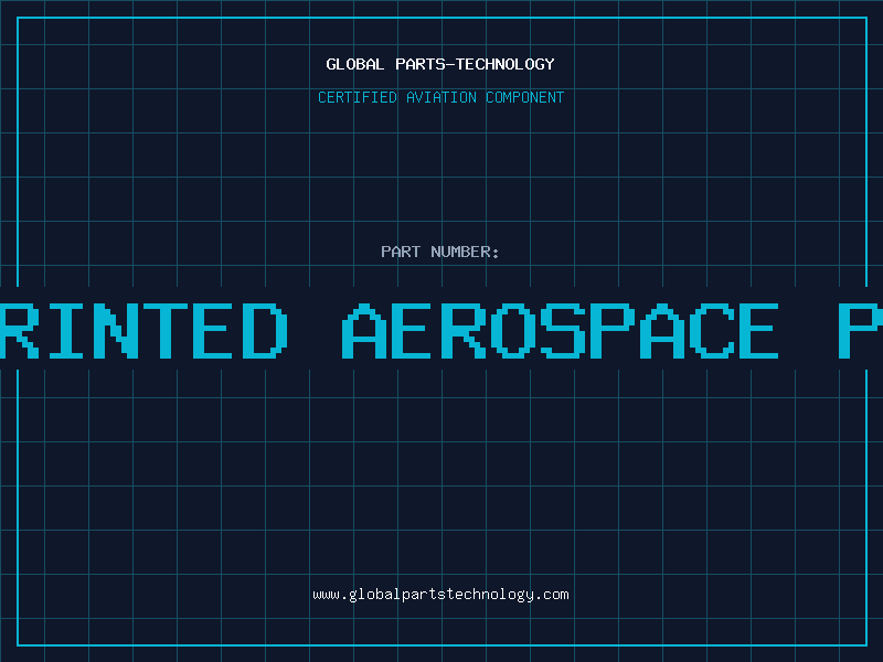 Aviation Part 3d printed aerospace parts