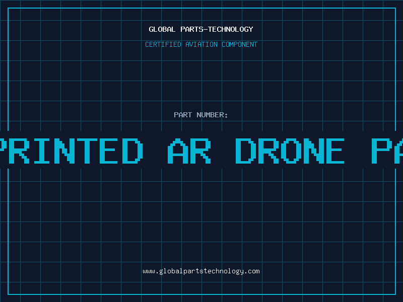 Aviation Part 3d printed ar drone parts