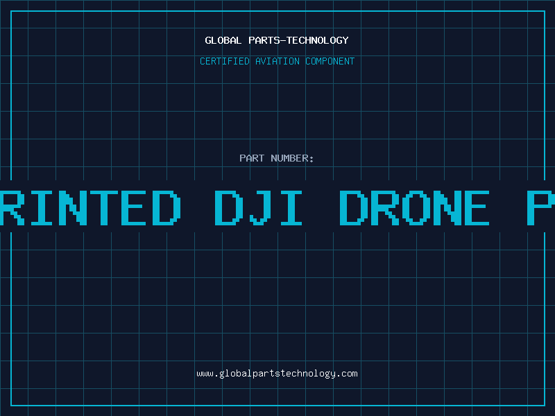 Aviation Part 3d printed dji drone parts