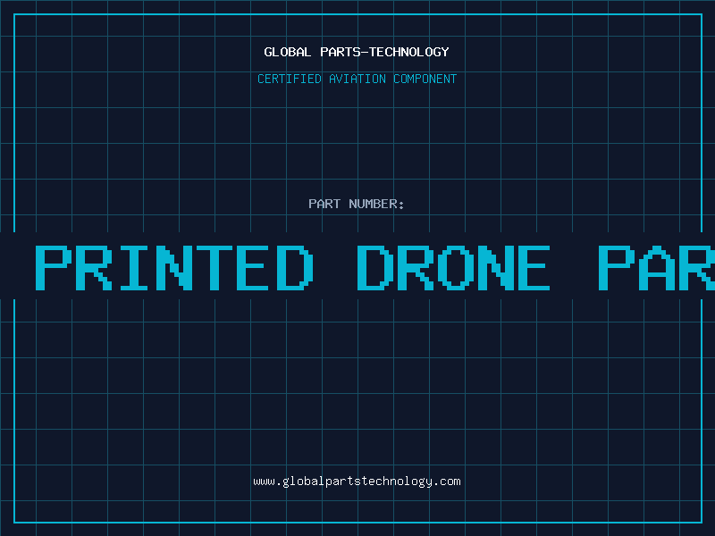 Aviation Part 3d printed drone parts
