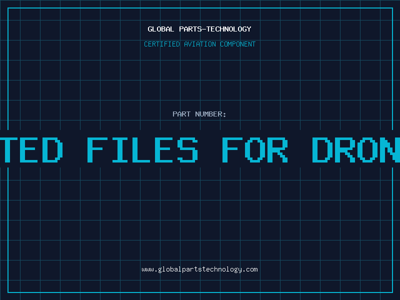 Aviation Part 3d printed files for drone parts