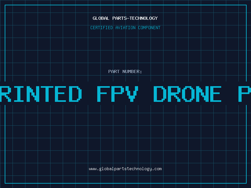 Aviation Part 3d printed fpv drone parts
