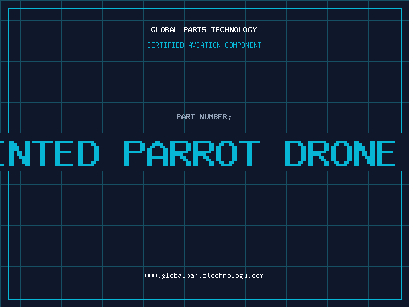 Aviation Part 3d printed parrot drone parts