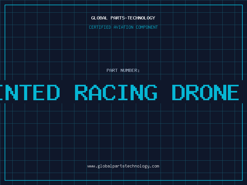 Aviation Part 3d printed racing drone parts