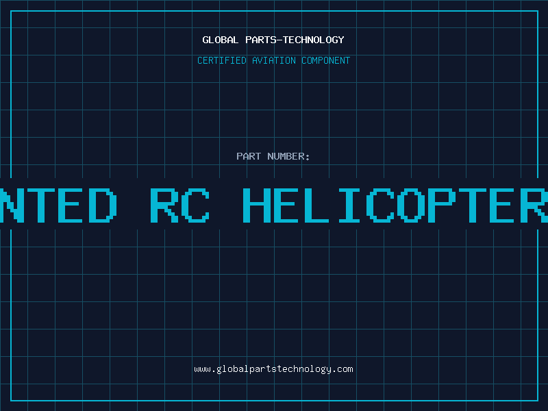 Aviation Part 3d printed rc helicopter parts