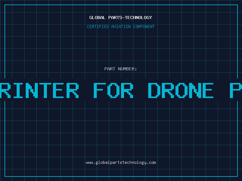 Aviation Part 3d printer for drone parts