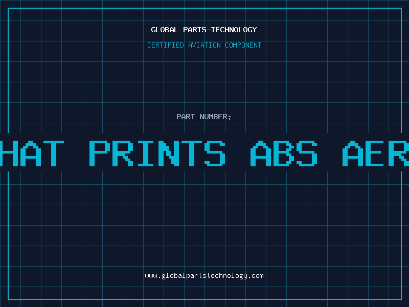 Aviation Part 3d printer that prints abs aerospace parts