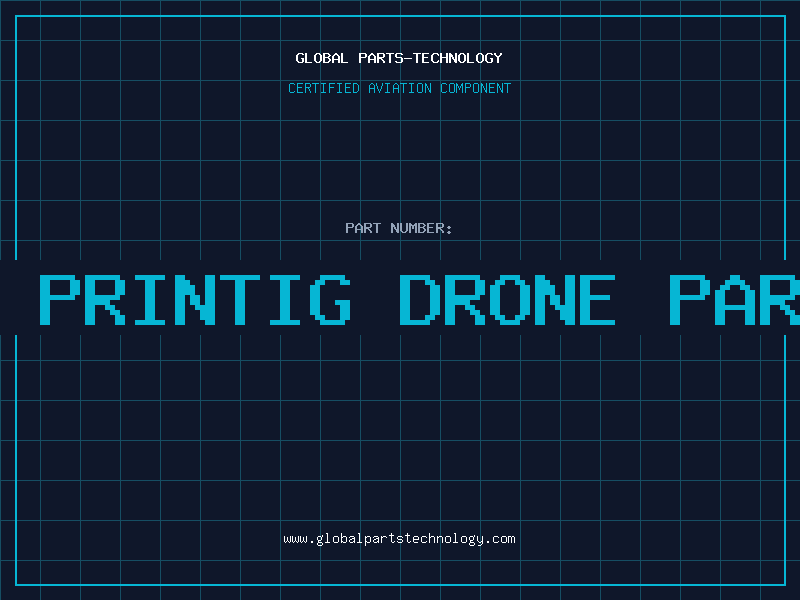 Aviation Part 3d printig drone parts