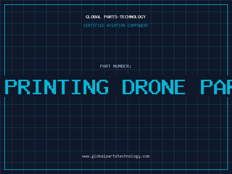 Aviation Part 3d printing drone parts