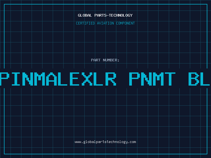Aviation Part 3pinMaleXLR PnMt BLK