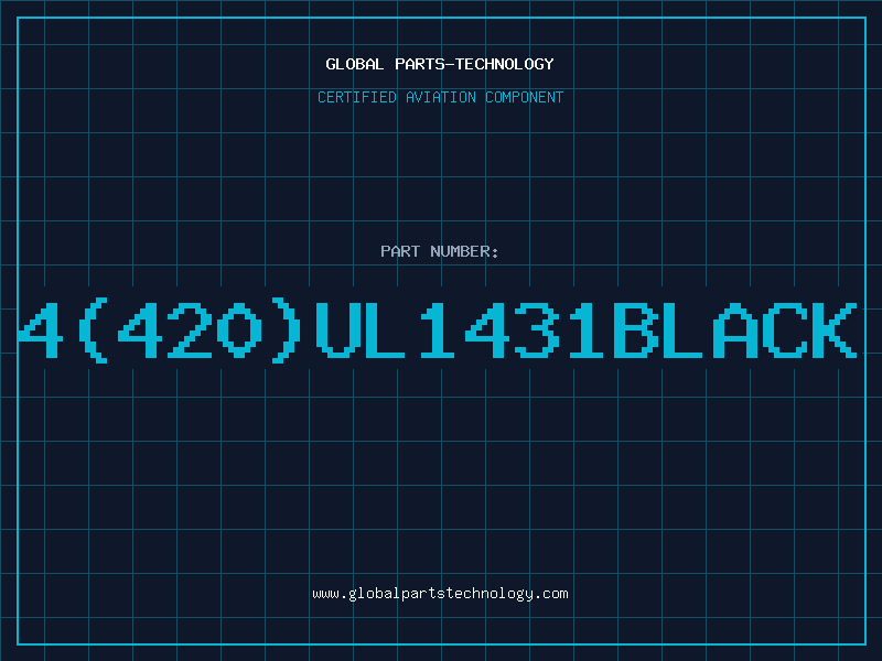 Aviation Part 4(420)UL1431BLACK